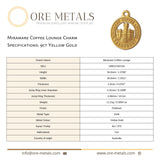 9ct Yellow Gold - Miramare Coffee Lounge Charm