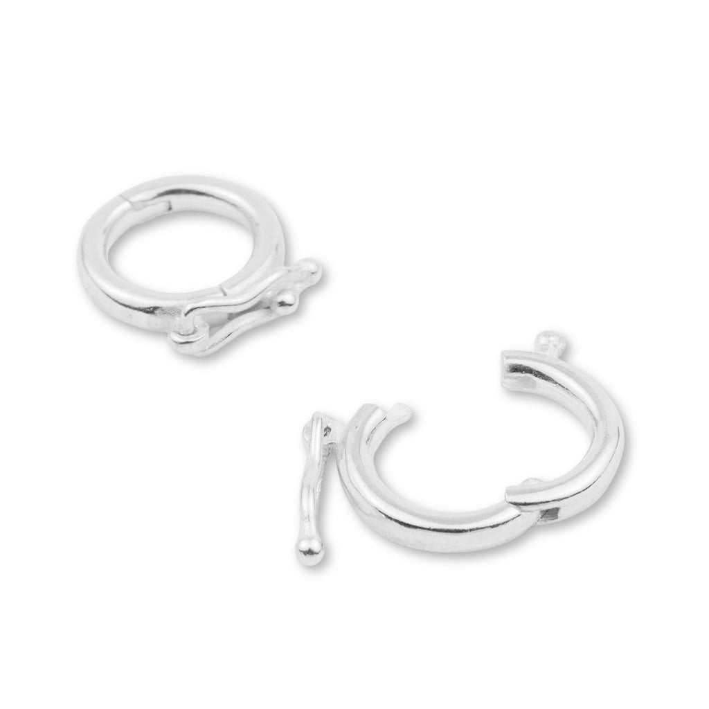 925 Sterling Silver - Safety Circle Clasp