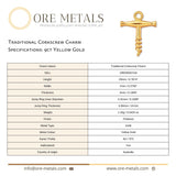 9ct Yellow Gold - Traditional Corkscrew Charm