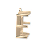 9ct Yellow Gold - Rectangle Prong Setting