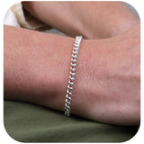 925 Sterling Silver - Curb - Kedjerulle