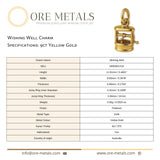 9ct Yellow Gold - Wishing Well Charm
