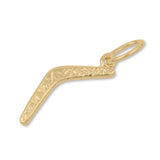 9ct Yellow Gold - Classic Boomerang Charm