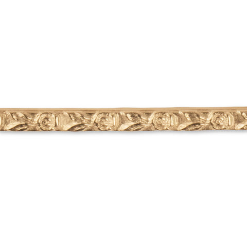 18ct Yellow Gold - Pattern "A" - Embossed Strip