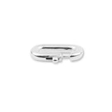 925 Sterling Silver - Paperclip Bolt Ring Clasps