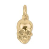 9ct Yellow Gold - Classic Skull Charm
