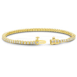 9ct Yellow Gold - 2ct VS+ Diamond - Tennis Bracelet