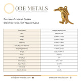 9ct Yellow Gold - Platypus Student Charm