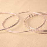 9ct Rose Gold - Round Wire