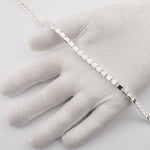 925 Sterling Silver - Cube - Necklace Chain