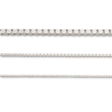 925 Sterling Silver - Box - Bracelet Chain