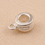 925 Sterling Silver - Triple Ring Bail