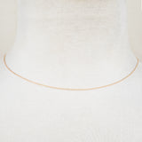 18ct Rose Gold - Cable - Necklace Chain