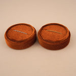 Orange Amber - Round Necklace Box