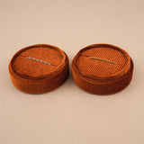 Orange Amber - Round Necklace Box