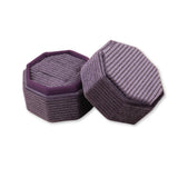 Deep Purple - Octagon Double Ring Box