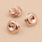 9ct Rose Gold - Round Butterflies