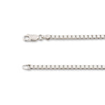 925 Sterling Silver - Box - Bracelet Chain