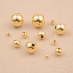 14ct Yellow Gold - Round Beads