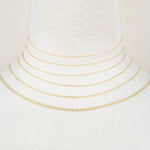 9ct Yellow Gold - Cable - Necklace Chain