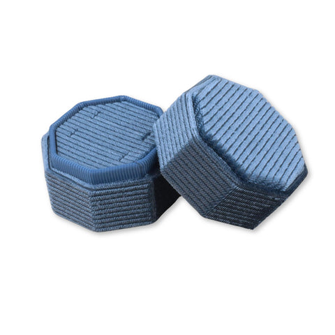 Sky Blue - Octagon Double Ring Box