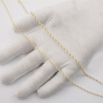 18ct Yellow Gold - Oval Belcher - Necklace Chain