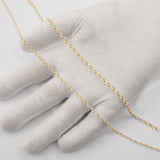 18ct Yellow Gold - Oval Belcher - Chain Roll