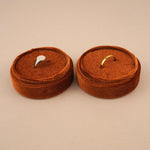 Orange Amber - Round Necklace Box