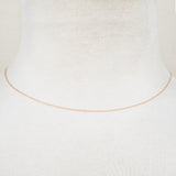 9ct Yellow Gold - Adjustable Cable - Necklace Chain