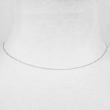9ct White Gold - Adjustable Cable - Necklace Chain