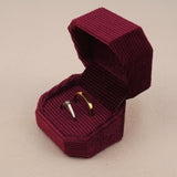 Maroon - Double Ring Box