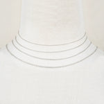 18ct White Gold - Cable - Necklace Chain