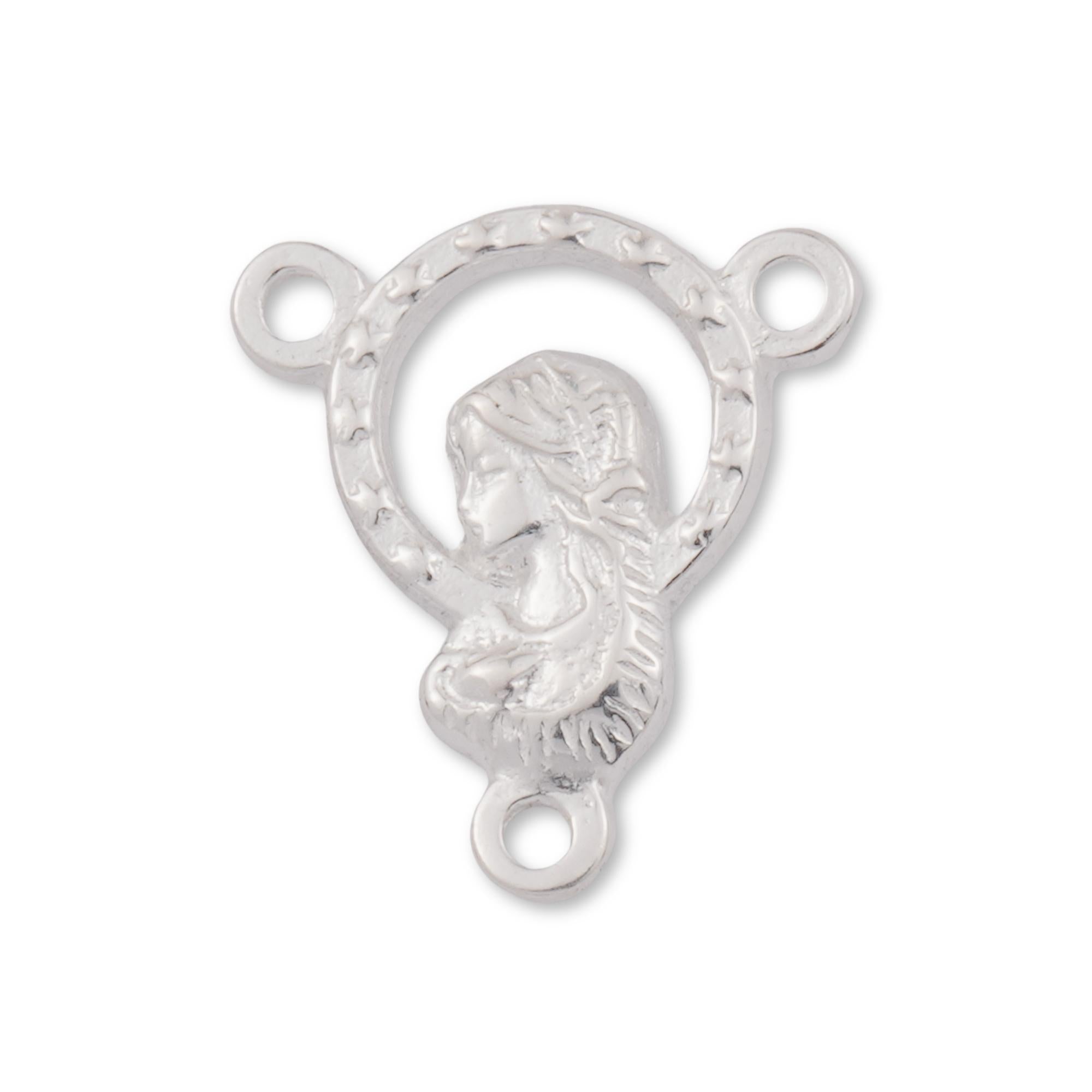 925 Sterling Silver - Rosary Connecter