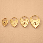 9ct Yellow Gold - Cartier Style Padlock Clasp