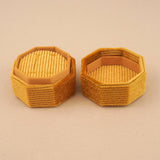 Golden Honey - Octagon Double Ring Box