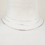 925 Sterling Silver - Box - Necklace Chain