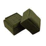 Olive Green - Square Double Ring Box