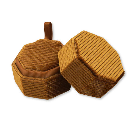 Caramel Brown - Octagon Earring Box