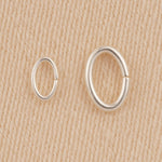 925 Sterling Silver - Open Oval Jump Rings