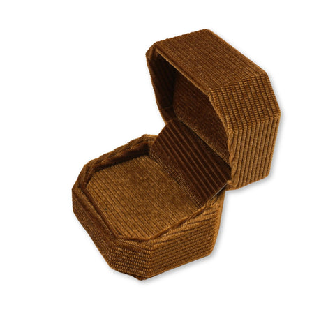 Caramel Brown - Double Ring Box