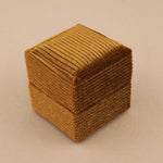 Caramel Brown - Square Ring Box