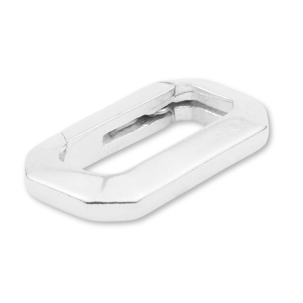 925 Sterling Silver - Diamond Cut Paperclip Clasp