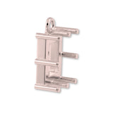 18ct Rose Gold - Rectangle Prong Setting
