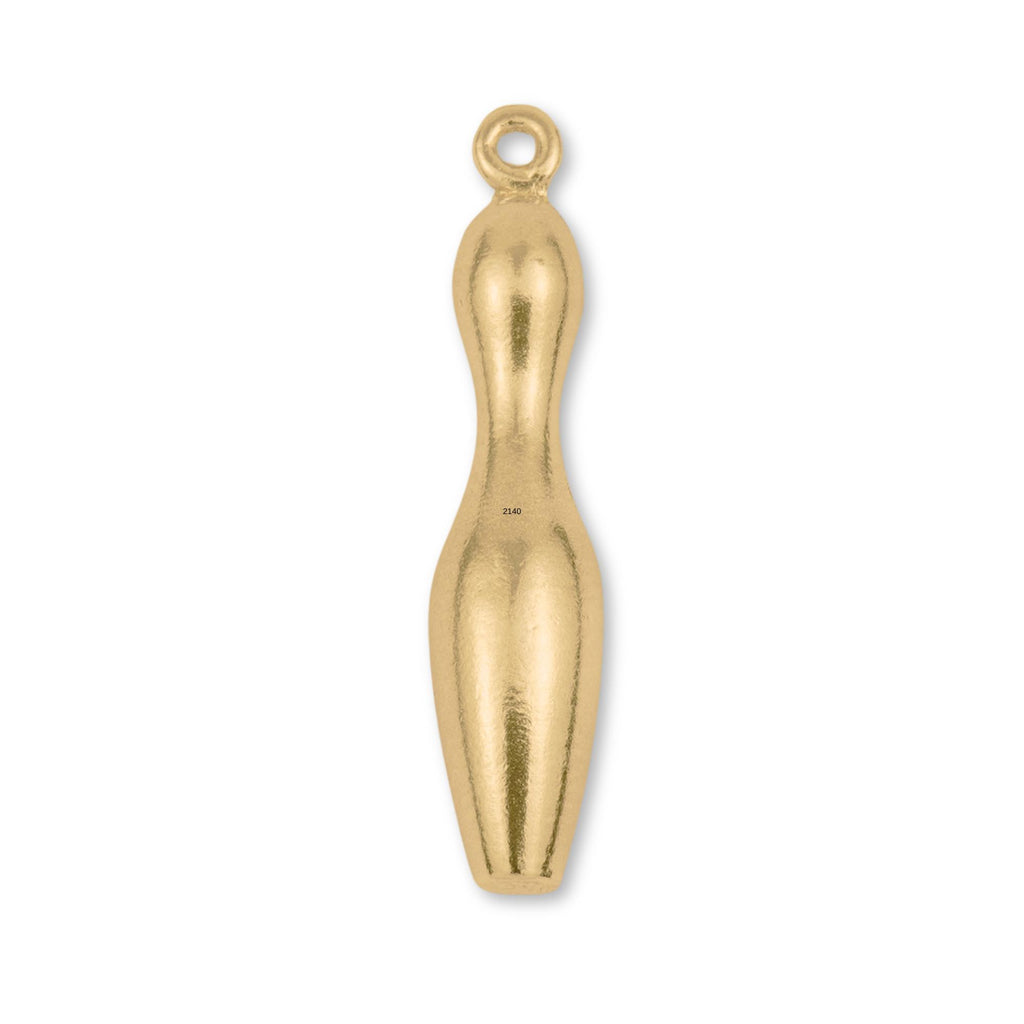 24ct Pure Gold - Bowling Pin Charm