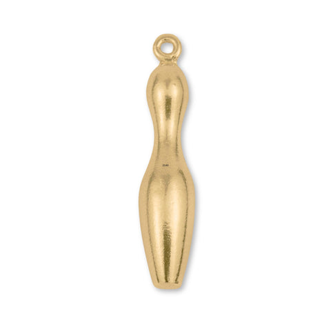 24ct Pure Gold - Bowling Pin Charm