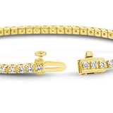 9ct Yellow Gold - 2ct VS+ Diamond - Tennis Bracelet