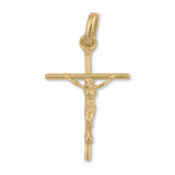 24ct Pure Gold - Jesus on Wire Crucifix Charm