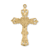 24ct Pure Gold - Regal Crucifix Charm