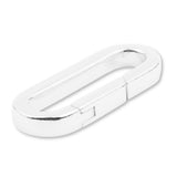 925 Sterling Silver - Long Regal Paperclip Clasp