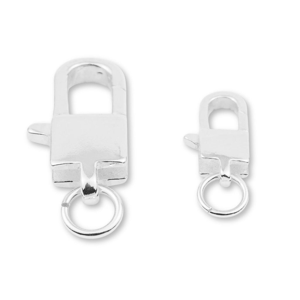 925 Sterling Silver - Parrot Padlock Clasp